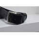 35mm Black Leather Belt