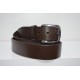 35mm Dark Brown Leather Belt