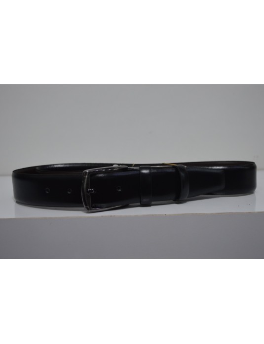 30mm Black Classic Leather Belt