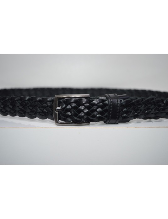 Black Slim Classic Braided 