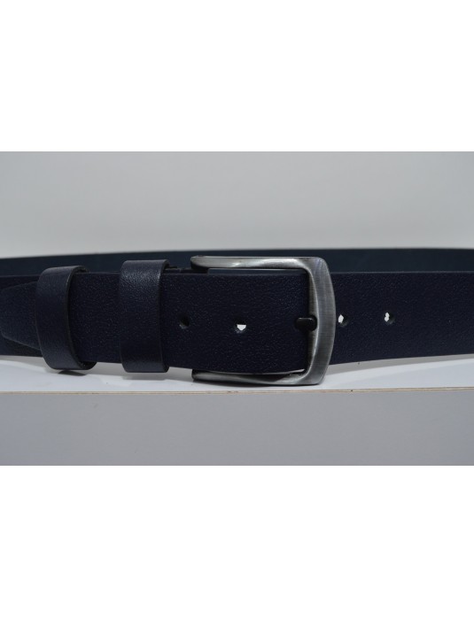 40mm Sport Dark Blue Leather Belt