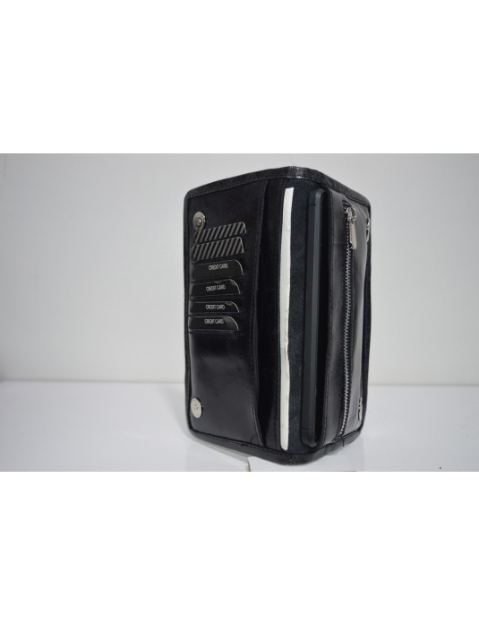 Black Mobile Cover Wallet