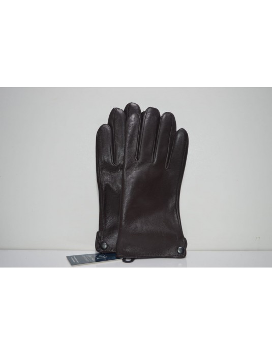 Leather Black Men Glove