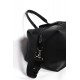 ARTHUR Black Leather Weekend Bag