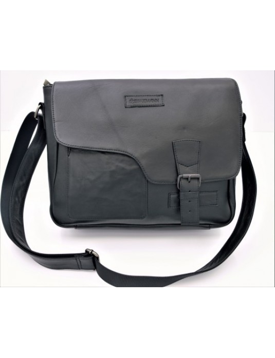  PHİLİP Black Post Leather Bag