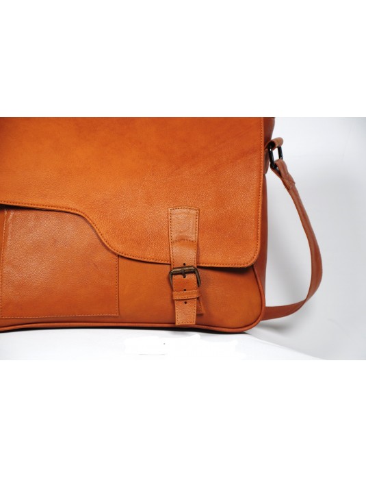 PHİLİP BROWN POSTMAN LEATHER BAG