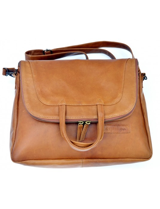 Katrine Soft Brown Leather Bag