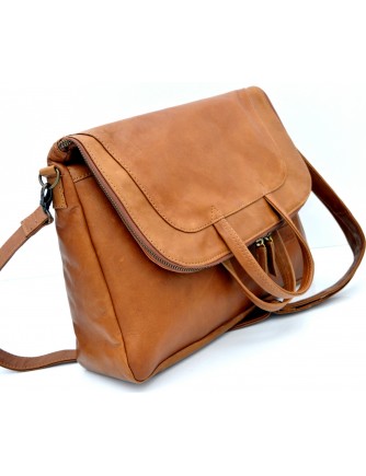 Katrine Soft Brown Leather Bag