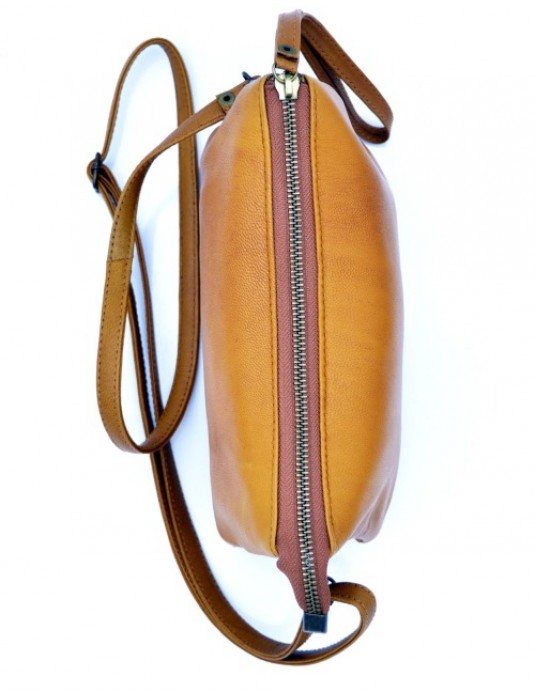Helene Brown Real Leather Clutch Bag