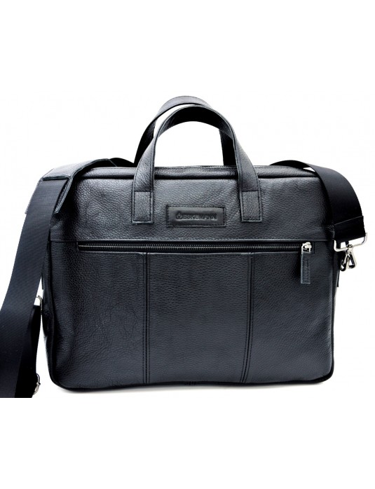 Ricardo Black With Two Compartment Real Leather Bag
