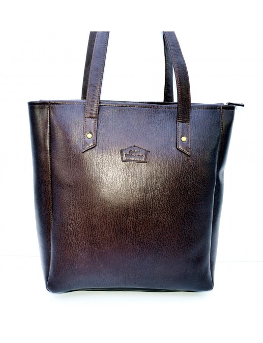 Tove Brown Tote Leather Bag