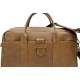 Roberto  Brown Real Leather Weekend Travel Bag