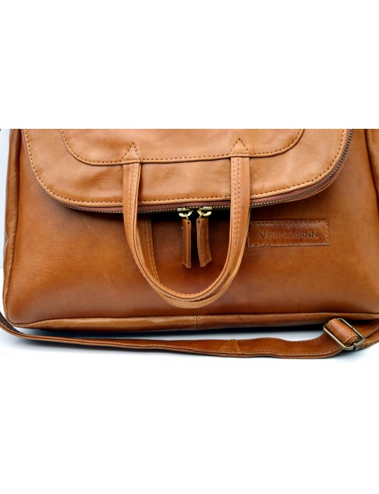 Katrine Soft Brown Leather Bag