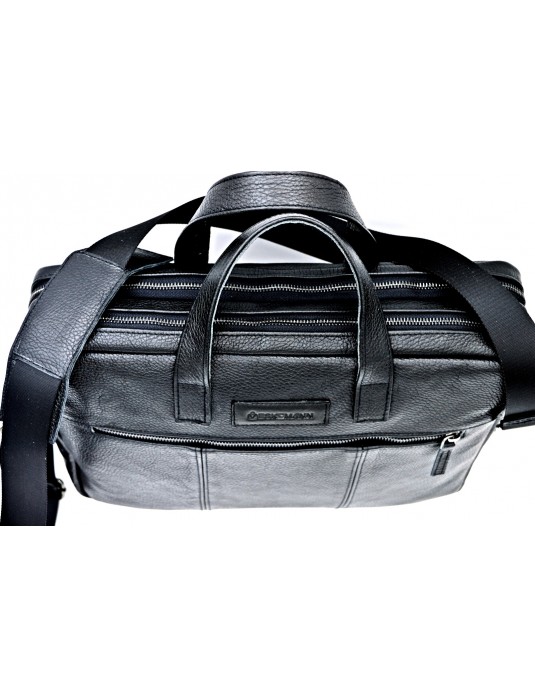 Ricardo Black With Two Compartment Real Leather Bag