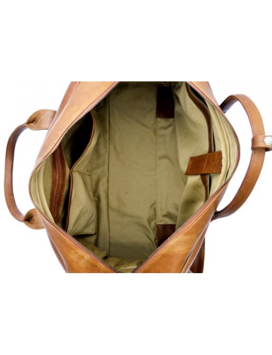 Roberto Real Leather Weekend Travel Bag