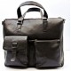 Sollyu Dark Brown Real Leather Laptop Messenger Bag
