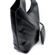 Randy Black Real Leather Tote Bag