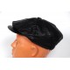 Şık Black Real laether Cap