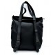 Lina Real Leather Black Backpack Bag