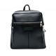 HELEN Black Real Leather Backpack Bag 