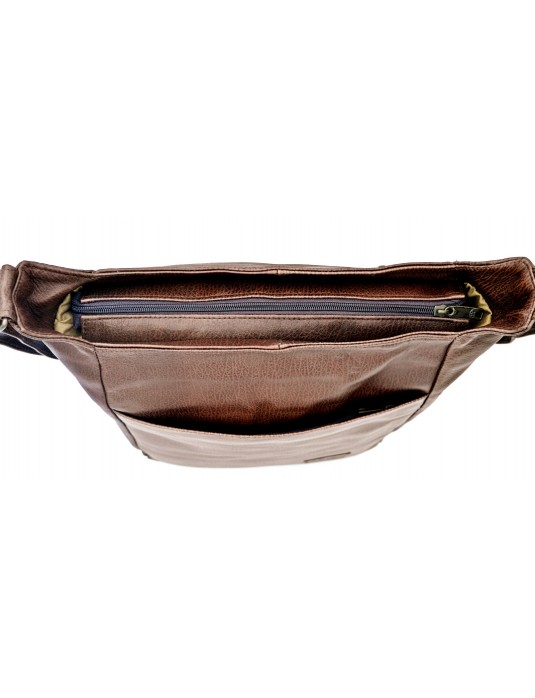 Siri Brown Real Leather Bag