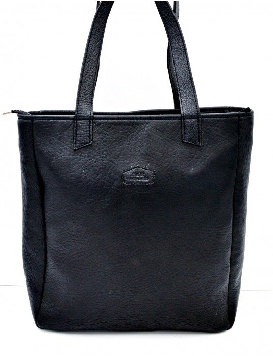 Tove Black Real Leather Bag
