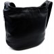 Elisabeth Black Real Leather Bag