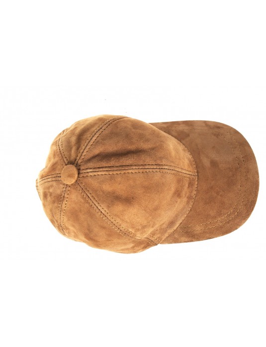 Comfort Real Leather Süet  Baseball Cap