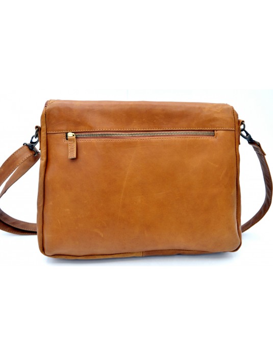 Katrine Soft Brown Leather Bag
