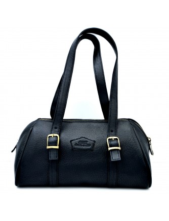 Deby Black Real Leather Bag