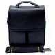 Firmino Black Real Leather Small Messenger Bag