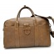 Roberto  Brown Real Leather Weekend Travel Bag