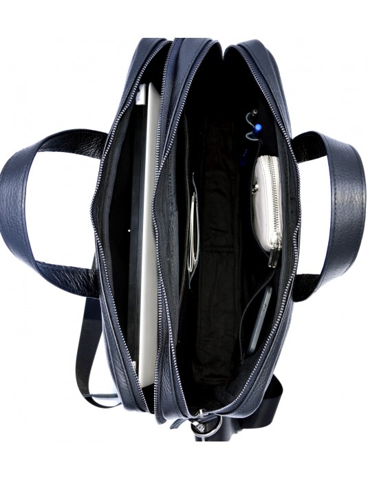 Ricardo Black With Two Compartment Real Leather Bag