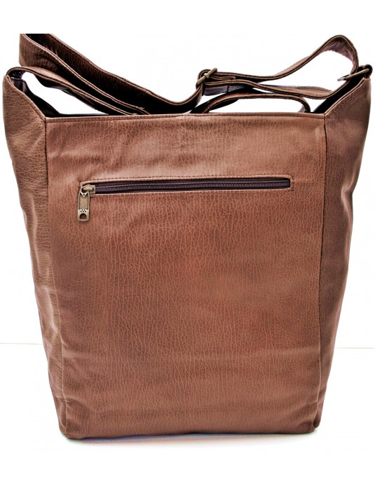 Siri Brown Real Leather Bag