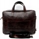 Ricardo Antik Brorwn  Two Room Real Leather Messenger Laptop Bag