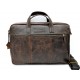 Ricardo Antik Brorwn  Two Room Real Leather Messenger Laptop Bag